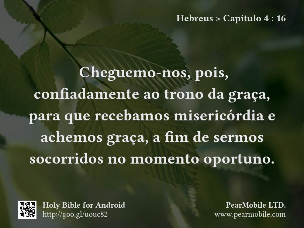 Hebreus, Capítulo 4:16